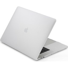 Arabulalaca Apple Macbook Air 13.3' 2020 (M1) A2337 Koruma Kılıfı A2337 Mat Doku Case Buzlu Şeffaf