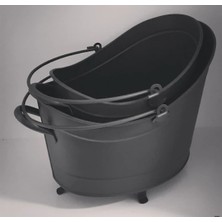 Kocherhome Siyah Mat Odun Sepeti 2 Li Set