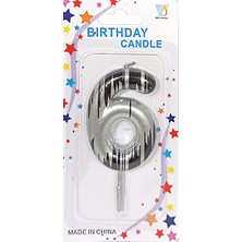 Festivall Mum Rakam Gümüş Siyah 6