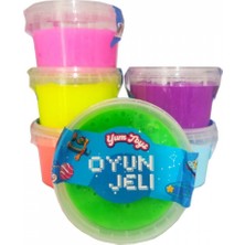 Erbek Plastik Slime Oyun Jeli Yuvarlak Kutu Yumtoys Polymer Slime Eğitici Oyun