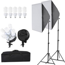 Deyatech 70X50CM 5 Duy Softbox  ve  Çekim Işığı Sürekli Video Işık