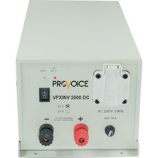 Provoice VPXINV 2500 DC 12V/24V İnvertör Araç Tipi