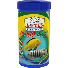Lotus Cichlid Algae 1000 ml Bitkisel Alg Omega3 400 gr Balık Yemi