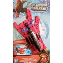 Örümcek Adam Spider-Man Işıklı Maske ve Vantuz Fırlatan Eldiveni