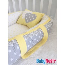 Jaju Baby Nest Minik Sarı Yıldızlı Babynest