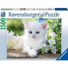 Ravensburger 1500 Parça Beyaz Kedi Yavrusu Puzzle