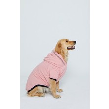 Ponchic Kapşonlu Baskılı Köpek Sweatshirtü