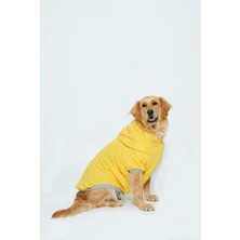 Ponchic Kapşonlu Baskılı Köpek Sweatshirtü