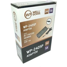 Wellpower 24 Volt 5 Amper Adaptör Jak Fişli