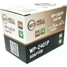 Wellpower 24 Volt 1 Amper Adaptör Jak Fişli