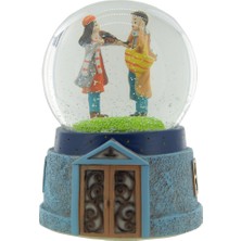 Ares Coverzone Işıklı Müzikli Kar Püskürtmeli Büyük Boy Pilli Kar Küresi 16X32 No-52