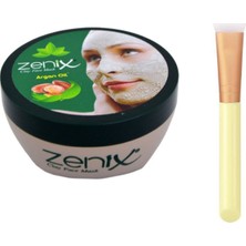 Zenix Argan Yağı Özlü Yüz Kil Maskesi 350 gr + Maske Fırçası