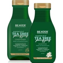 Beaver Tea Tree Saç Bakım Seti | Şampuan ve Saç Kremi