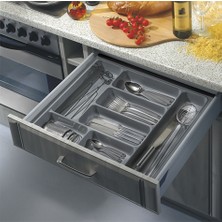 Hafele Smart Çatal Kaşıklık Gümüş Gri 90 cm 556.68.507