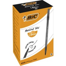 Bic Round Stick Tükenmez Kalem Siyah 60'lı