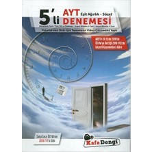 Kafa Dengi Yayınları TYT + TYT Matematik + AYT Eşit Ağırlık Sözel Deneme Sınavı Seti (3 Kitap)