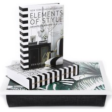 Yedi Home & Decor Elements Of Style Dekoratif Kitap Kutu