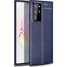 Hesaplı Dünya Samsung Galaxy Note 20 Ultra Kılıf Koruyucu Esnek Tpu Silikon Lacivert Hns