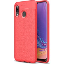 Hesaplı Dünya Samsung Galaxy A20 Kılıf (A205) Koruyucu Esnek Tpu Silikon Kırmızı Hns
