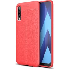 Hesaplı Dünya Samsung Galaxy A50 Kılıf (A505) Koruyucu Esnek Tpu Silikon Kırmızı Hns