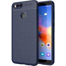 Hesaplı Dünya Honor 7x Kılıf Koruyucu Esnek Tpu Silikon Lacivert Hns