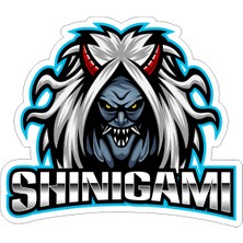 Nef Dijital Shinigami Sticker-Etiket 8x8