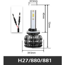 Femex Hyundai Era LED Xenon Sis Far Ampulu Femex Ecopower H27