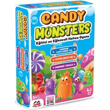 Creati Games Candy Monsters Eğitici  Eğlenceli Hafıza Oyunu