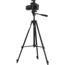 Fototek 135CM WT-3512 Profesyonel Dslr Tripod Bluetooth Kumandalı Telefon Tutucu