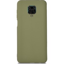 Caseart Xiaomi Redmi Note 9 Pro Kılıf Kamera Korumalı Premier Silikon Kapak - Su Yeşili