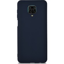 Caseart Xiaomi Redmi Note 9 Pro Kılıf Kamera Korumalı Premier Silikon Kapak - Lacivert