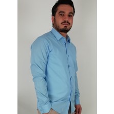 Tousus Slim Fit Mavi Erkek Gömlek