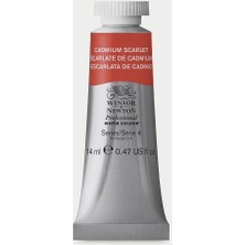 Winsor & Newton : Professional : Sulu Boya : 14 ml : Cadmium Scarlet 106 S.4