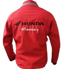 Anka Honda Softshell Ceket Mont Rüzgar ve Su Geçirmez Kırmızı