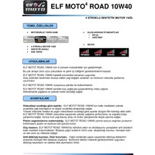 Elf Moto 4 Road 4T 10w40 Motosiklet Yağı 1lt