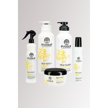 Evoque Milk Therapy Sülfatsız Şampuan +Milk Therapy Saç Kremi+Milk Therapy  Bakım Spreyi+Bakım Köpük+Saç Maskesi