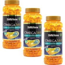 Shiffa Home Omega 3-6-9 1000 mg 200 Kapsül x 3 Adet