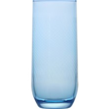 Lav Pudra Tonları Tekli Meşrubat Bardağı