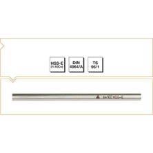 MTE Makina Takım 12X160 Hss - E (%10CO) Dın 4964/A Yuvarlak Kesitli Torna Kalemi