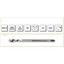 MTE Makina Takım M8X1.25 Hss-E Dın 374/C Metrik Ince Vidalı Helis Kanallı Makina Kılavuzu