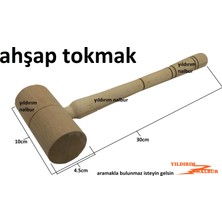 Yıldırım Tokmak Büyük Ahşap Saplı Çekiç