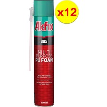 Akfix 805 Genel Amaçlı Köpük 12'li
