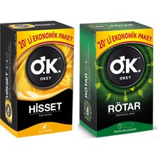 Okey Hisset 20'li ve Rötar 20'li Set