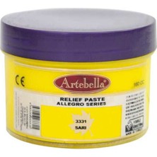 Artebella 3331 Allegro Rölyef Pasta 160 cc Sarı