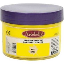 Artebella 3331 Allegro Rölyef Pasta 160 cc Sarı