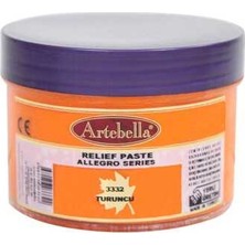 Artebella 3332 Allegro Rölyef Pasta 160 cc Turuncu