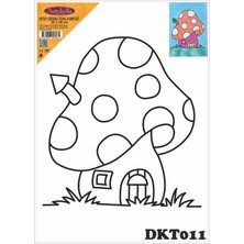 Artebella DKT011 Desenli Tuval Kompozit Boyama 25 x 35 cm