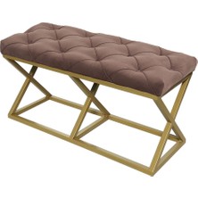Evodeko Gold Bench Puf