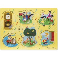 Melissa&doug Ahşap Sesli Yapboz - Ingilizce Çocuk Şarkıları 1