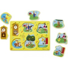 Melissa&doug Ahşap Sesli Yapboz - Ingilizce Çocuk Şarkıları 1